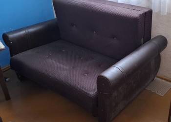 Kanapa - wersalka - sofa brązowa
