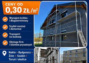 Wynajem rusztowania elewacyjnego Baumann Layher Altrad