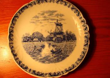 Talerz porcelanowy Holandia XIX w.