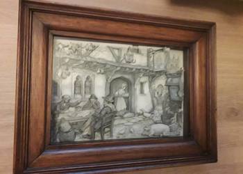 Obraz 3D Anton Pieck z sygnaturą