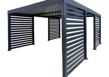 CarPort PREMIUM - wiata samochodowa 4x5  dodatkowa zabudowa TS1111