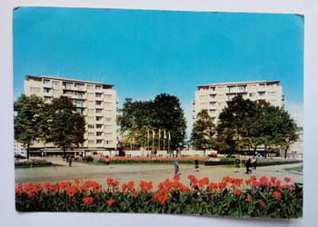 Pocztówka ze Szczecina z 1968r. + Znaczek