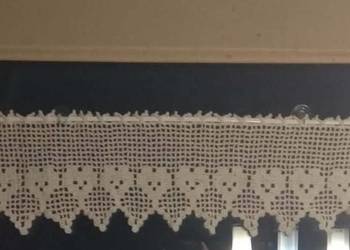 Ozdoba szydełkowa ok. 120 x 25 cm Serduszka