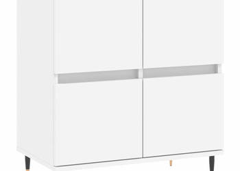 Komoda biała 60x35x70 cm materiał drewnopochodny WM-831204