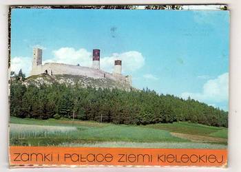 ZAMKI I PAŁACE ZIEMI KIELECKIEJ HARMONIJKA 9 POCZTÓWEK