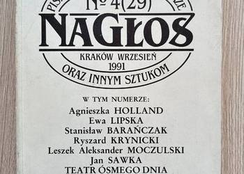 Na Głos. Pismo poświęcone literaturze nr 4 (29) wrzesień 1991 Holland