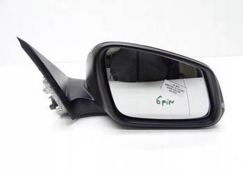 LUSTERKO PRAWE PRAWY PRZÓD PRZEDNIE BMW F30 LCI LIFT SCHWARZ II 668 6 PIN