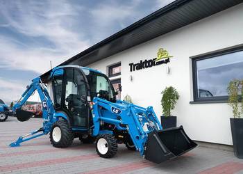LS Tractor MT1.25 4x4 - 24.7 KM / IND / CAB + koparka LB1107 + ładowacz TU…