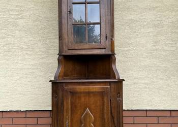 Kredens witryna narożna stylowa rogówka szafka