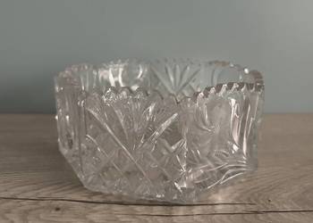 Salatera misa kryształ  z lat  PRL-u Salatera misa kryształ  z lat  PRL-u