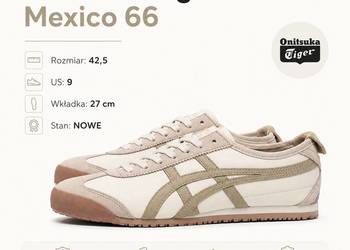 Onitsuka Tiger Mexico 66 buty sneakersy 42,5 US 9 wkładka 27 cm nowe