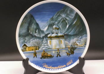 Talerz Świąteczny Royal Tettau 1987 Weihnachten Königssee