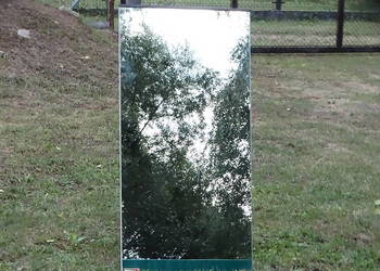 Lustro wiszące prostokątne 110x55,5 cm – Szkło Kryształowe Vintage / Retro