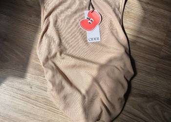 Prążkowany crop top nowy