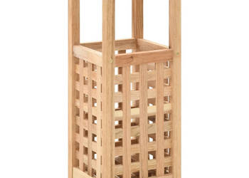 Stojak na parasole z litego drewna orzechowego 18 x 18 x 50 cm WM-247104