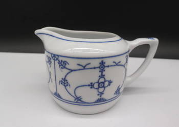Porcelanowy Mlecznik KAHLA Blau Saks Wzór Słomkowy Vintage Niemcy