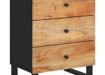 vidaXL Szafka nocna, 50x33x62 cm, lite drewno akacjowe (SKU:350661)