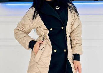 Nowa stylowa pikowana kurtka T.A.T.U