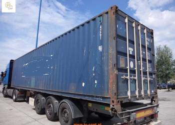 Kontener morski magazynowy budowlany 40 DV DC używany 12 metrowy szczelny