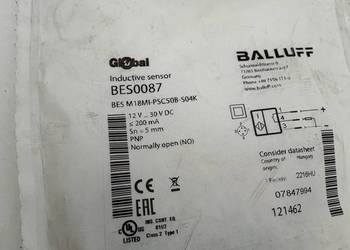 Balluff BES0087  BES M18MI-PSC50B-S04K Czujnik indukcyjny