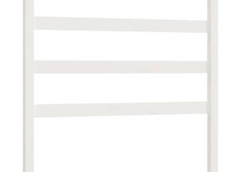 Wezgłowie łóżka białe 96x4x100 cm lite drewno sosnowe WM-817621