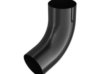 Bryza STAL Kolano 90 mm czarny ral 9005