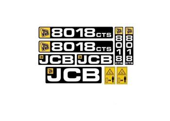Naklejki JCB CTS 8008 8010 8014 8016 8018 8020 Zamiennik