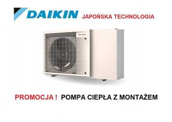 Nowoczesna pompa ciepła Daikin Alterma 3M od 27tys. Pompa z montażem
