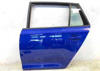 DRZWI LEWY TYŁ SKODA RAPID Hatchback NIEBIESKI