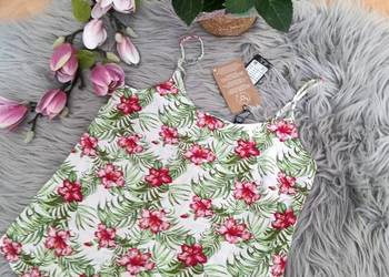 Vero Moda XS/34 bluzka na ramiączka piękny print w kwiaty .