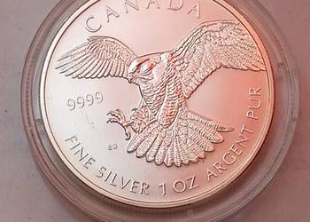 Kanada Srebro 5 Dolarów-2014r, UNC.