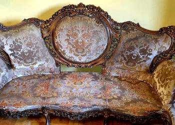 Wypoczynek Ludwik barok Przepiękny Sofa kanapa fotele fotel dekoracyjny