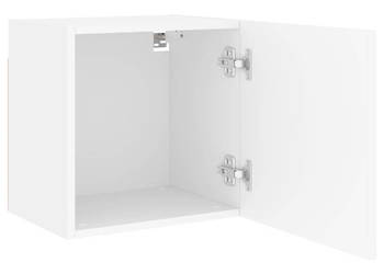 Ścienna szafka TV biała 405x30x40 cm WM-836896