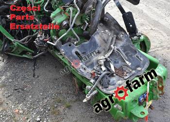 John Deere 6155M części, silnik, skrzynia biegów