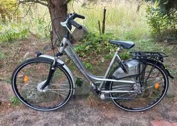 Alu Rower Miejski Damski Gazelle Paris C7+ Nexus 7 Amortyzator Led 28