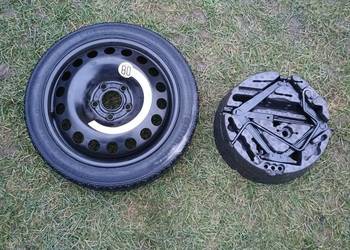 Kolo zapasowe dojazdowka 16 cali Opel Fiat 5x110 ET41 lewarek zestaw.