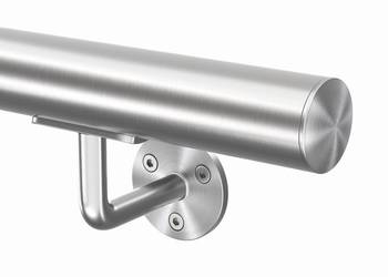 Poręcz Ścienna SCHODOWA Zestaw Stal Nierdzewna Barierka Na Schody Okrągła…