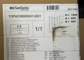 SanSwiss Kabina Prysznicowa 80x80