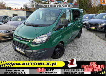 Ford Transit Custom Brygadówka - 6 os. HAK * Skóry * L1H1 * GWARANCJA-Zami…