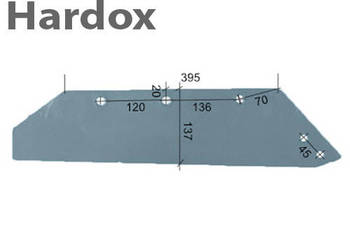 Lemiesz 300hektarów HARDOX 969029/P KG 14/16 do pługa KRONE