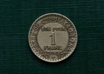 FRANCJA - 1 frank, 1923r.