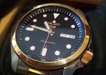 Seiko 5 Sports SRPE58K1 piękny automat bicolor okazja na prezent