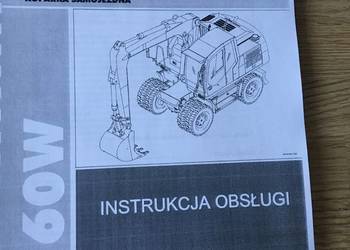 dtr instrukcja obsługi koparka atlas terex 160w i inne