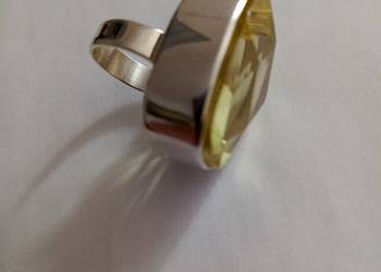 Pierścionek Bursztyn Super