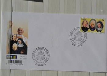 Znaczki. Papież Jan Paweł II Malta II Ks Chrostowski 333