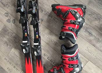Komplet narty zjazdowe Atomic150cm, buty Rossignol 26,5mm