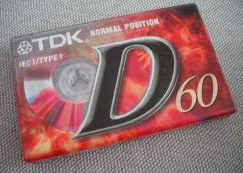 TDk kaseta do magnetofonu D60 nowa i zapakowana fabrycznie