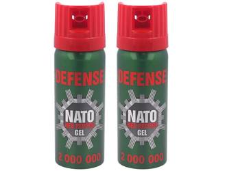 2x Gaz pieprzowy Sharg Nato Defence Gel 2mln Cone 50ml (41050-CR)