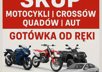 SKUP MOTOCYKLI SKUTERÓW QUADÓW SAMOCHODÓW