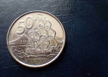 Stare monety 50 cent 2006 Nowa Zelandia